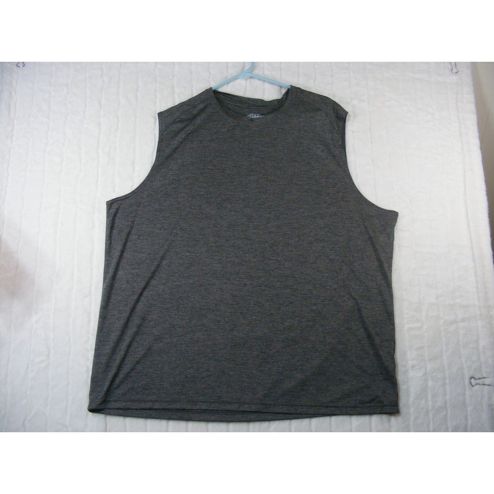 BCG Sleeveless Muscle Tank Mens 3XL Gray Excellent Recycled Polyester Activewear